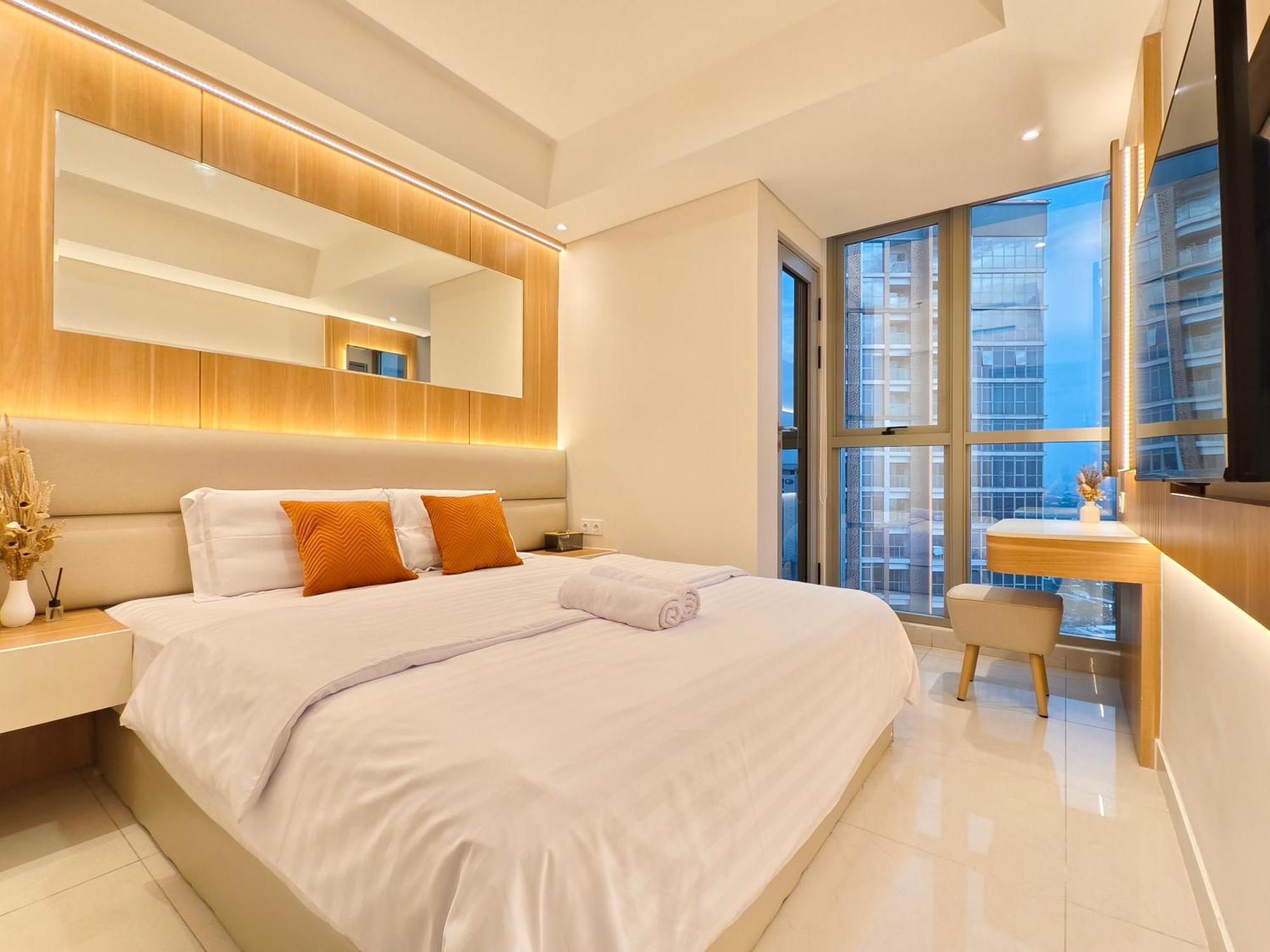 Studio Sea View Apartment At Gold Coast Pik By Mysweethome Jakarta Exteriör bild